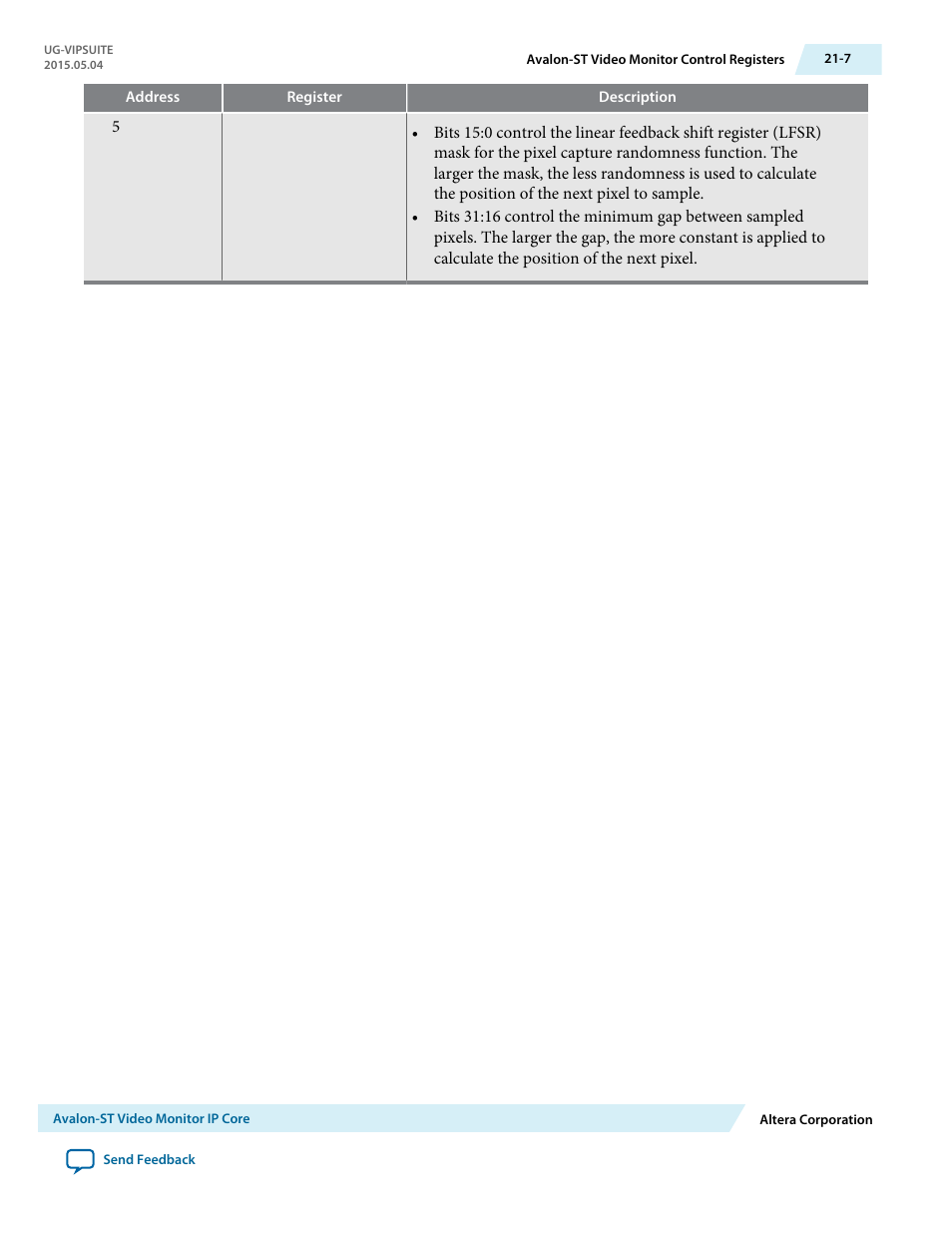 Altera Video and Image Processing Suite User Manual | Page 268 / 310