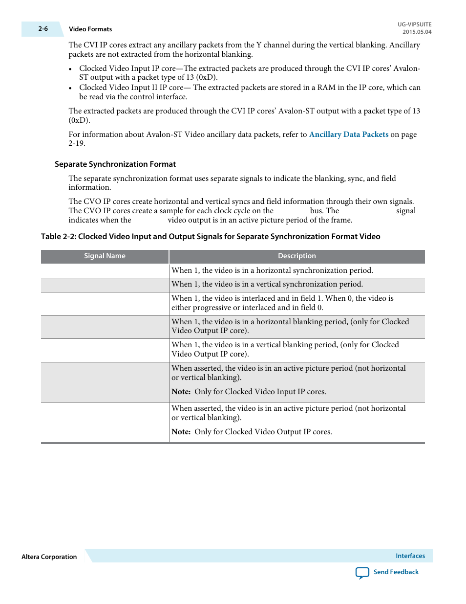 Altera Video and Image Processing Suite User Manual | Page 33 / 310