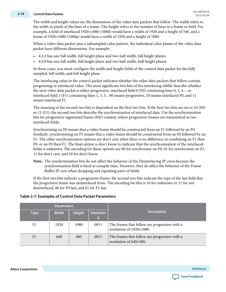 Altera Video and Image Processing Suite User Manual | Page 43 / 310