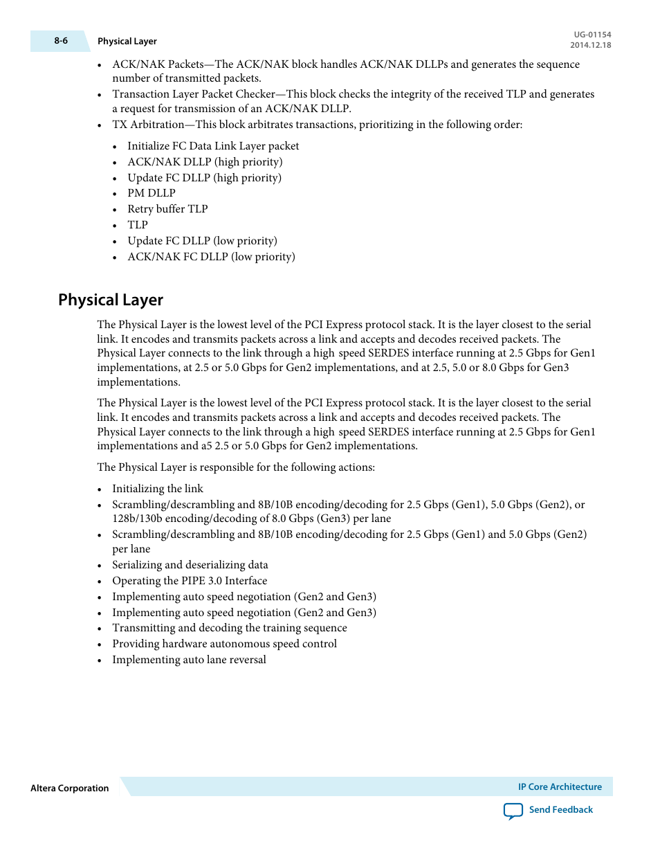 Physical layer | Altera V-Series Avalon-MM DMA User Manual | Page 119 / 142