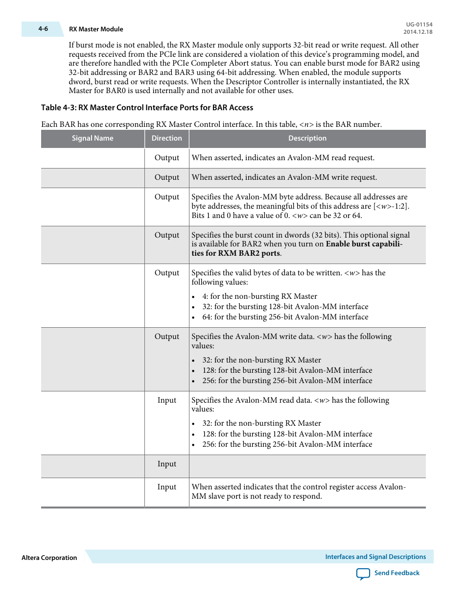 Altera V-Series Avalon-MM DMA User Manual | Page 37 / 142