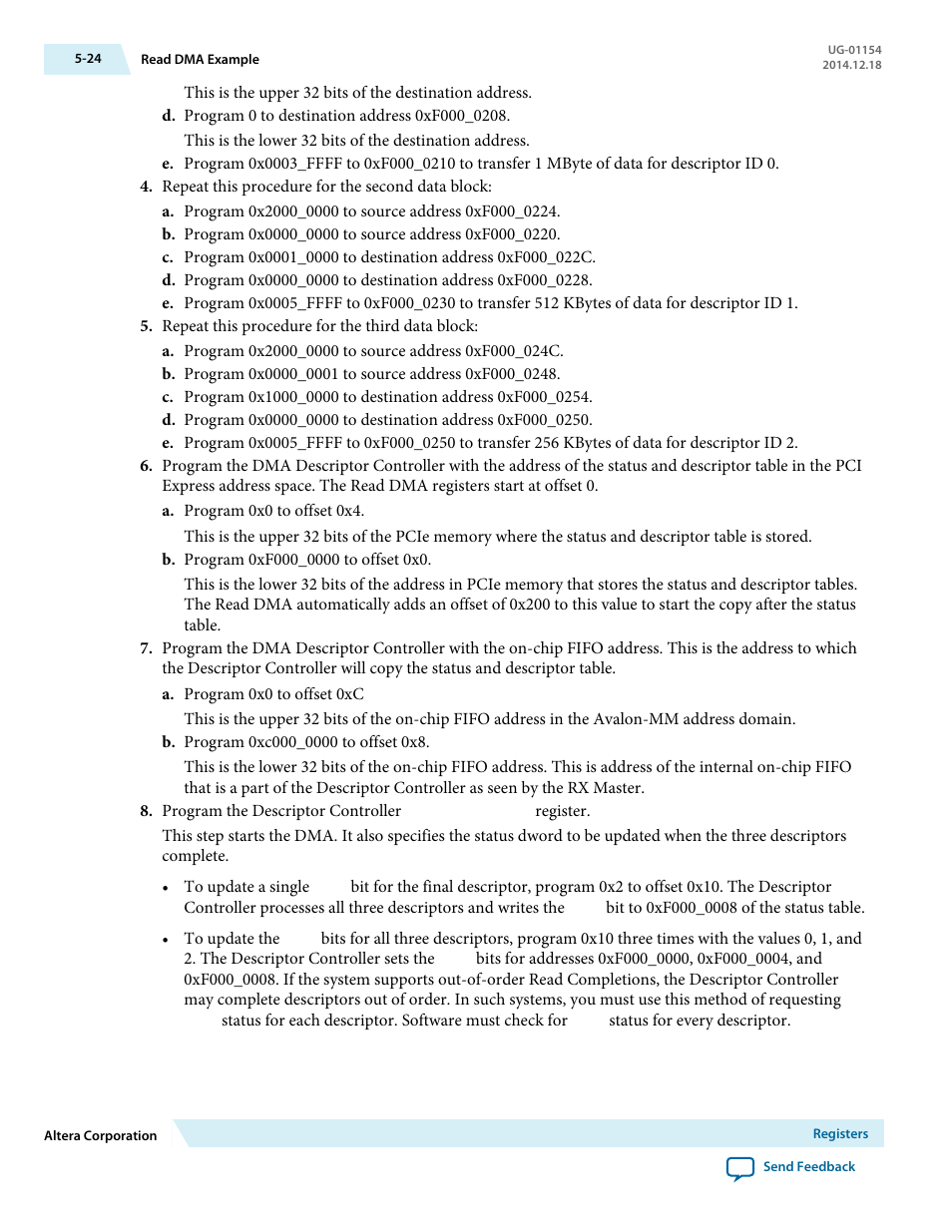 Altera V-Series Avalon-MM DMA User Manual | Page 93 / 142