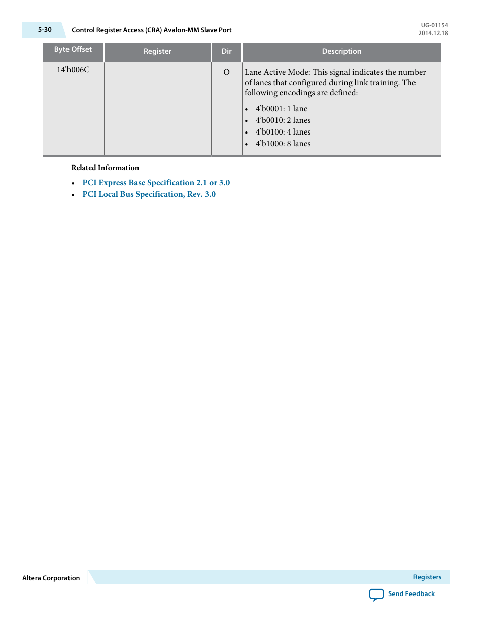 Altera V-Series Avalon-MM DMA User Manual | Page 99 / 142