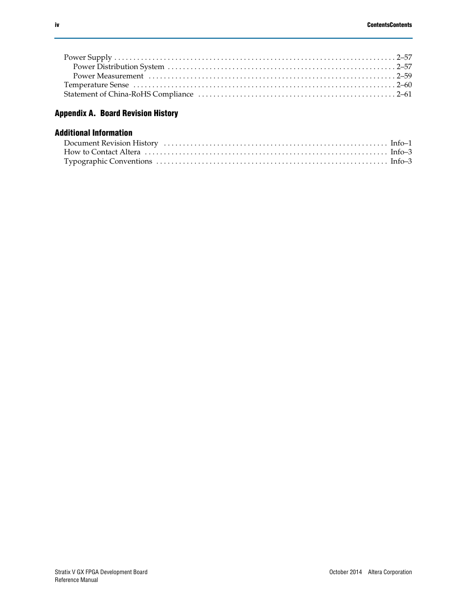 Altera Stratix V GX FPGA Development Board User Manual | Page 4 / 76