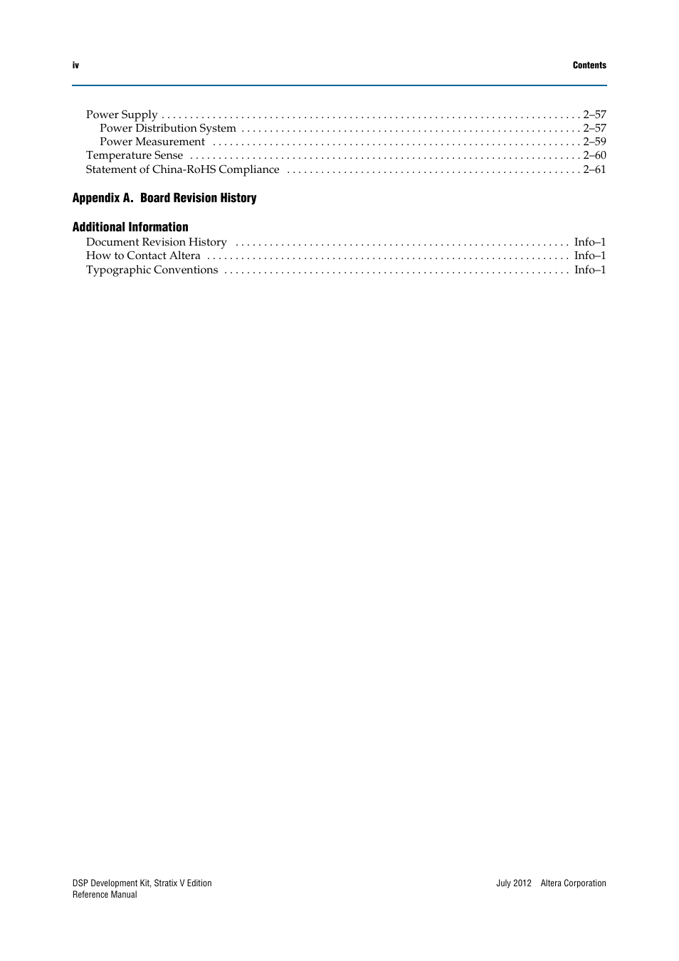 Altera DSP Development Kit, Stratix V Edition User Manual | Page 4 / 74