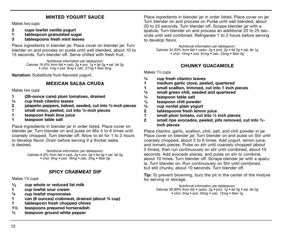 Cuisinart SPB-7 Series User Manual | Page 12 / 41