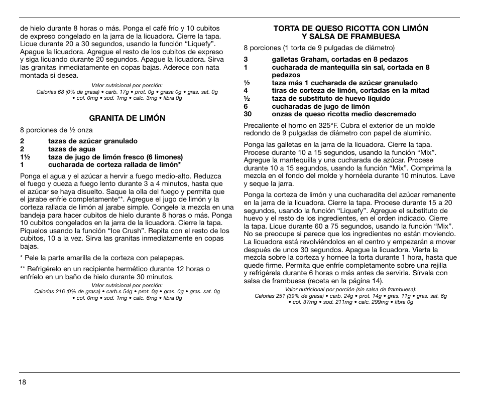 Cuisinart SPB-7 Series User Manual | Page 38 / 41