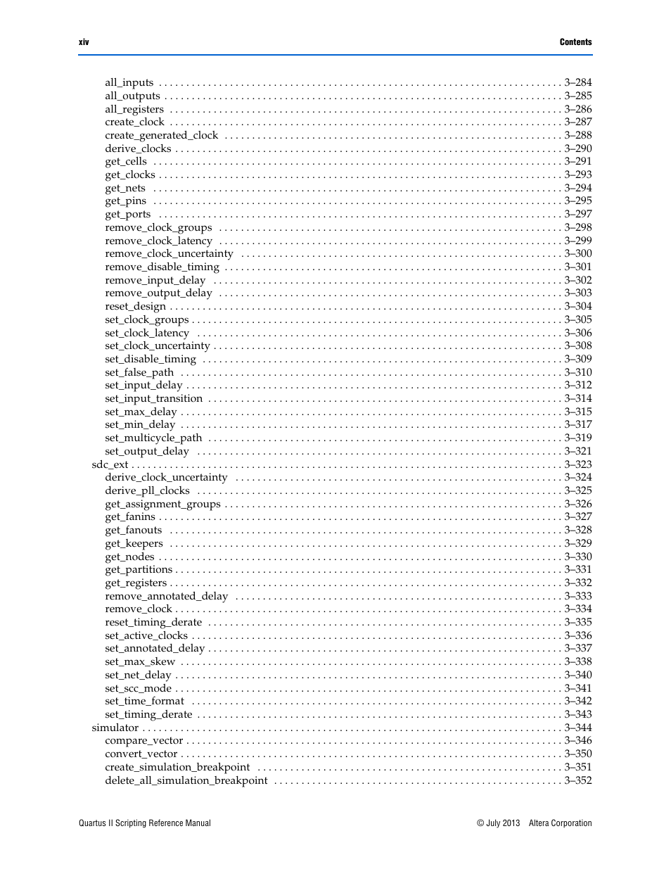 Altera Quartus II Scripting User Manual | Page 14 / 634
