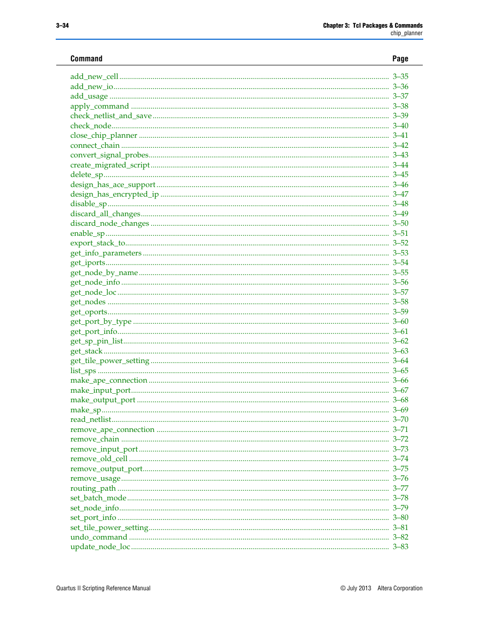 Altera Quartus II Scripting User Manual | Page 164 / 634