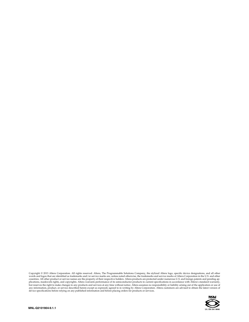 Altera Quartus II Scripting User Manual | Page 2 / 634