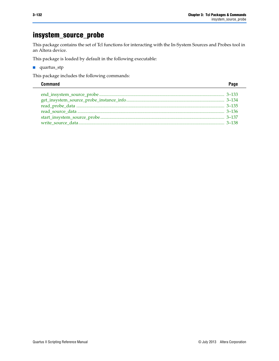Insystem_source_probe, Insystem_source_probe –132 | Altera Quartus II Scripting User Manual | Page 262 / 634