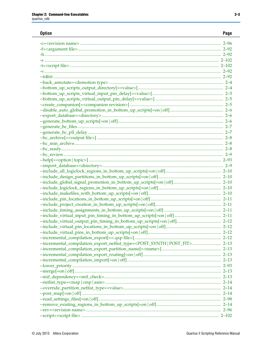 Altera Quartus II Scripting User Manual | Page 29 / 634