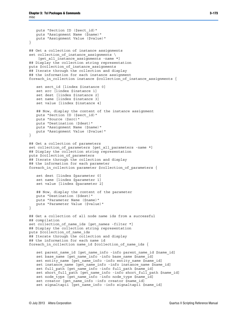 Altera Quartus II Scripting User Manual | Page 303 / 634