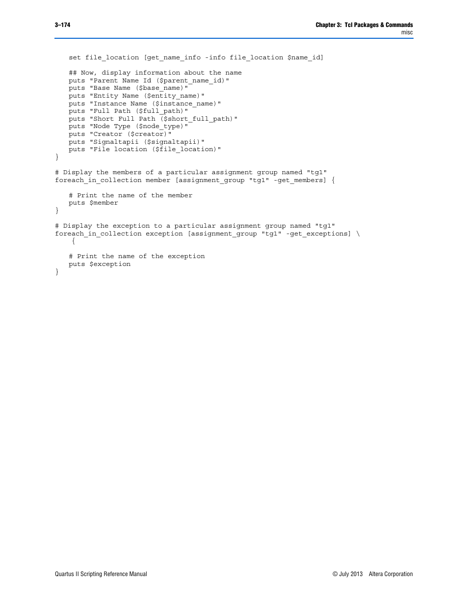 Altera Quartus II Scripting User Manual | Page 304 / 634