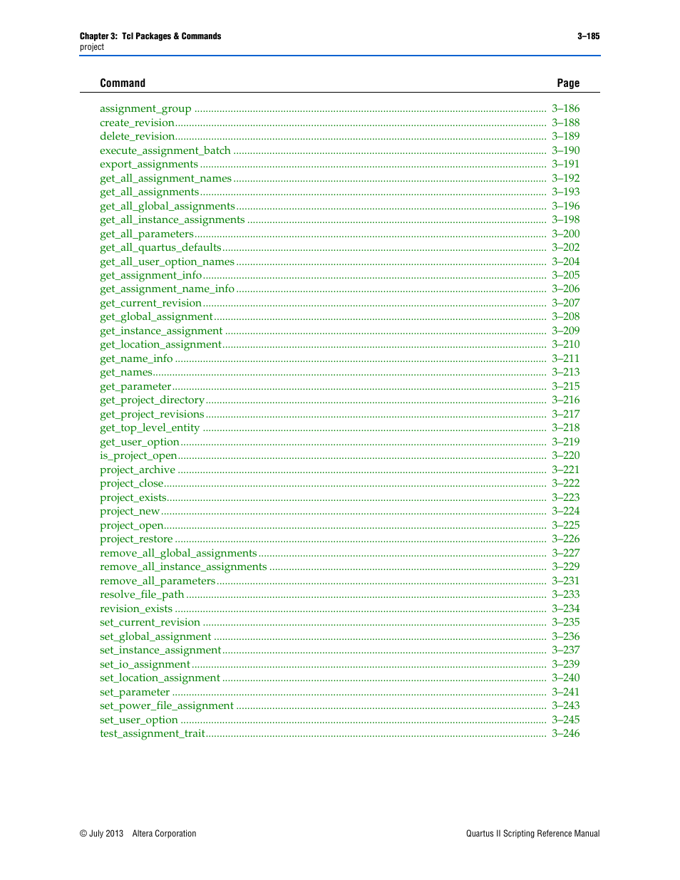 Altera Quartus II Scripting User Manual | Page 315 / 634