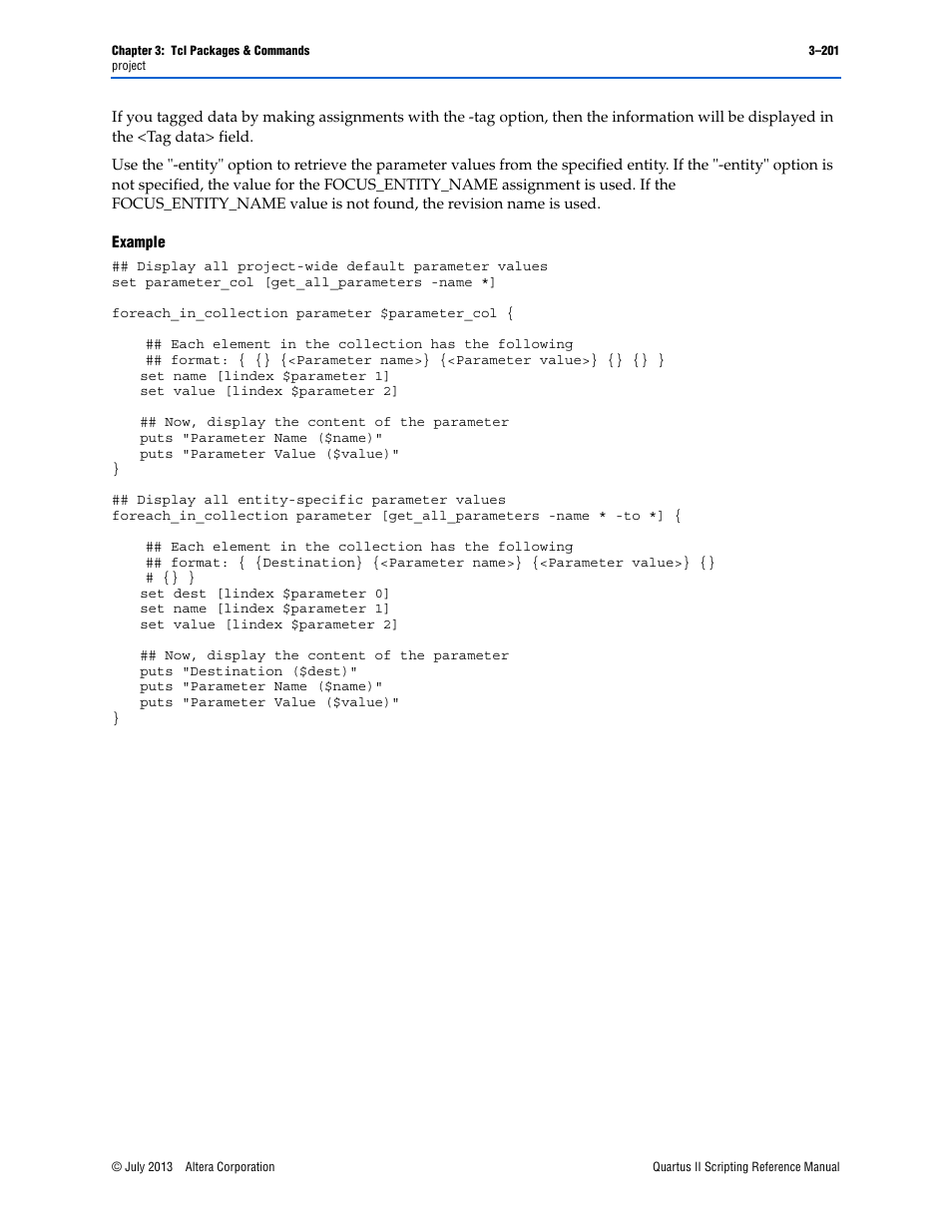 Example | Altera Quartus II Scripting User Manual | Page 331 / 634