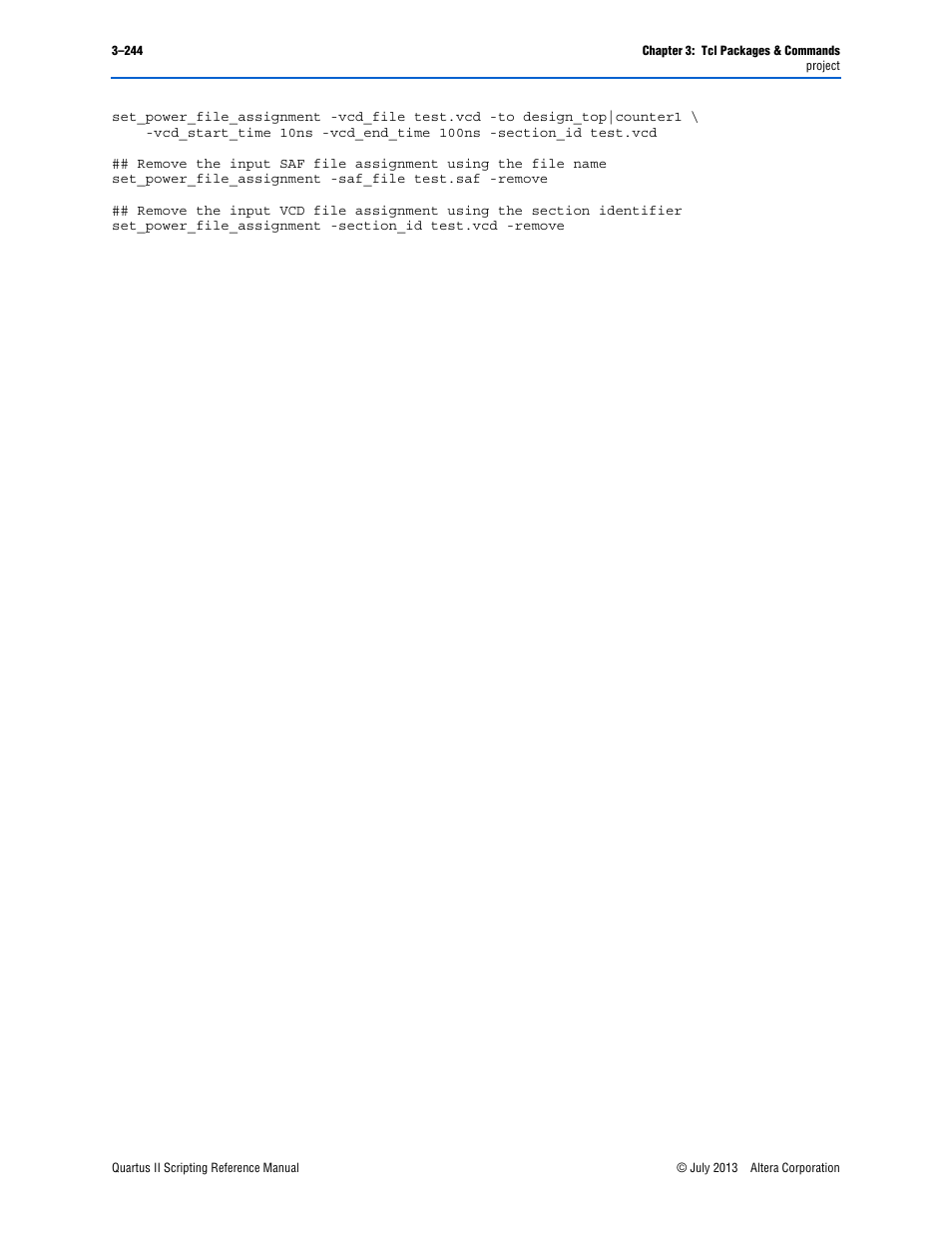 Altera Quartus II Scripting User Manual | Page 374 / 634