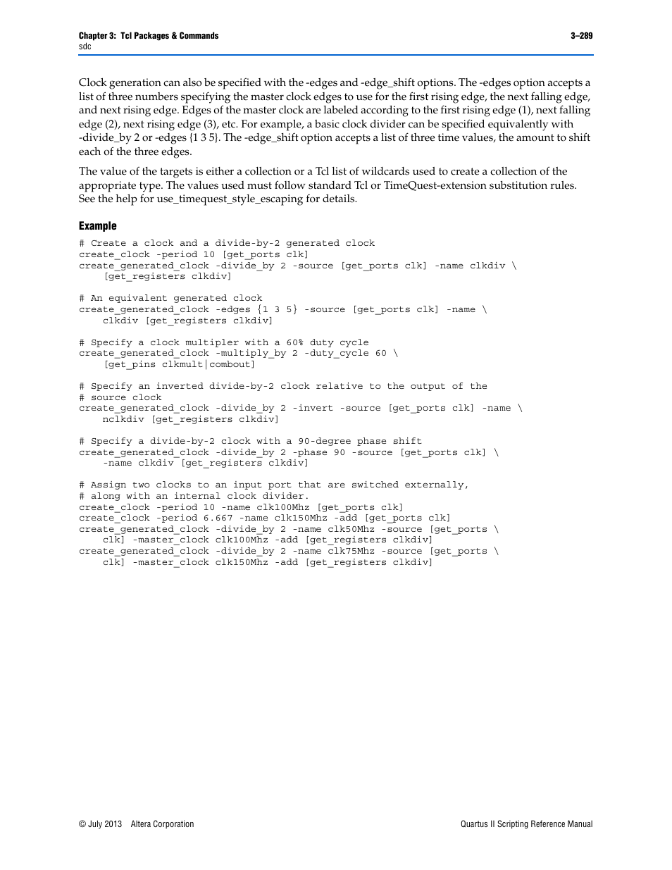 Example | Altera Quartus II Scripting User Manual | Page 419 / 634