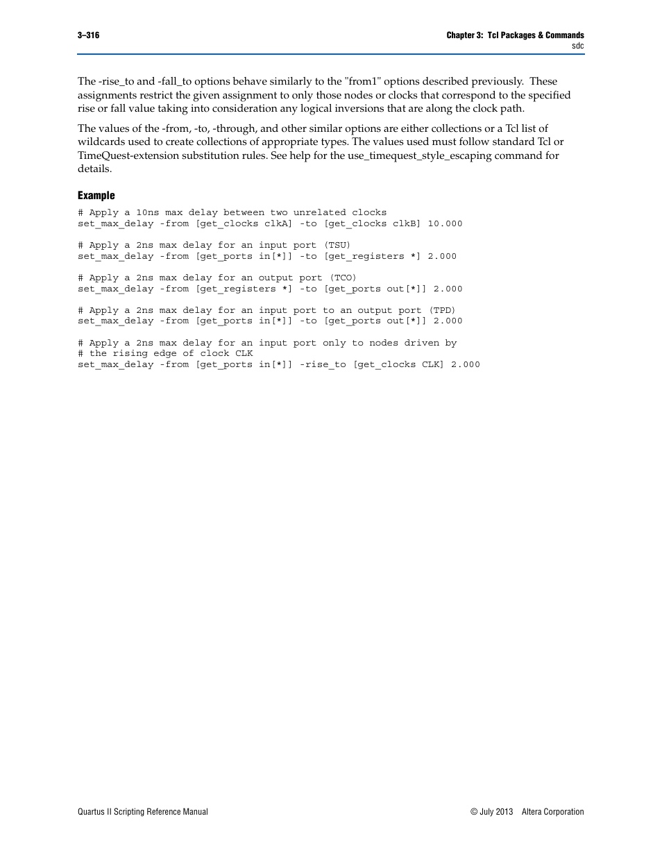 Example | Altera Quartus II Scripting User Manual | Page 446 / 634