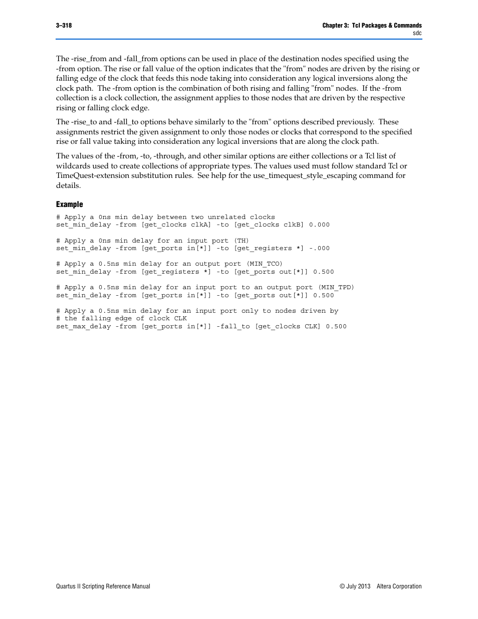 Example | Altera Quartus II Scripting User Manual | Page 448 / 634