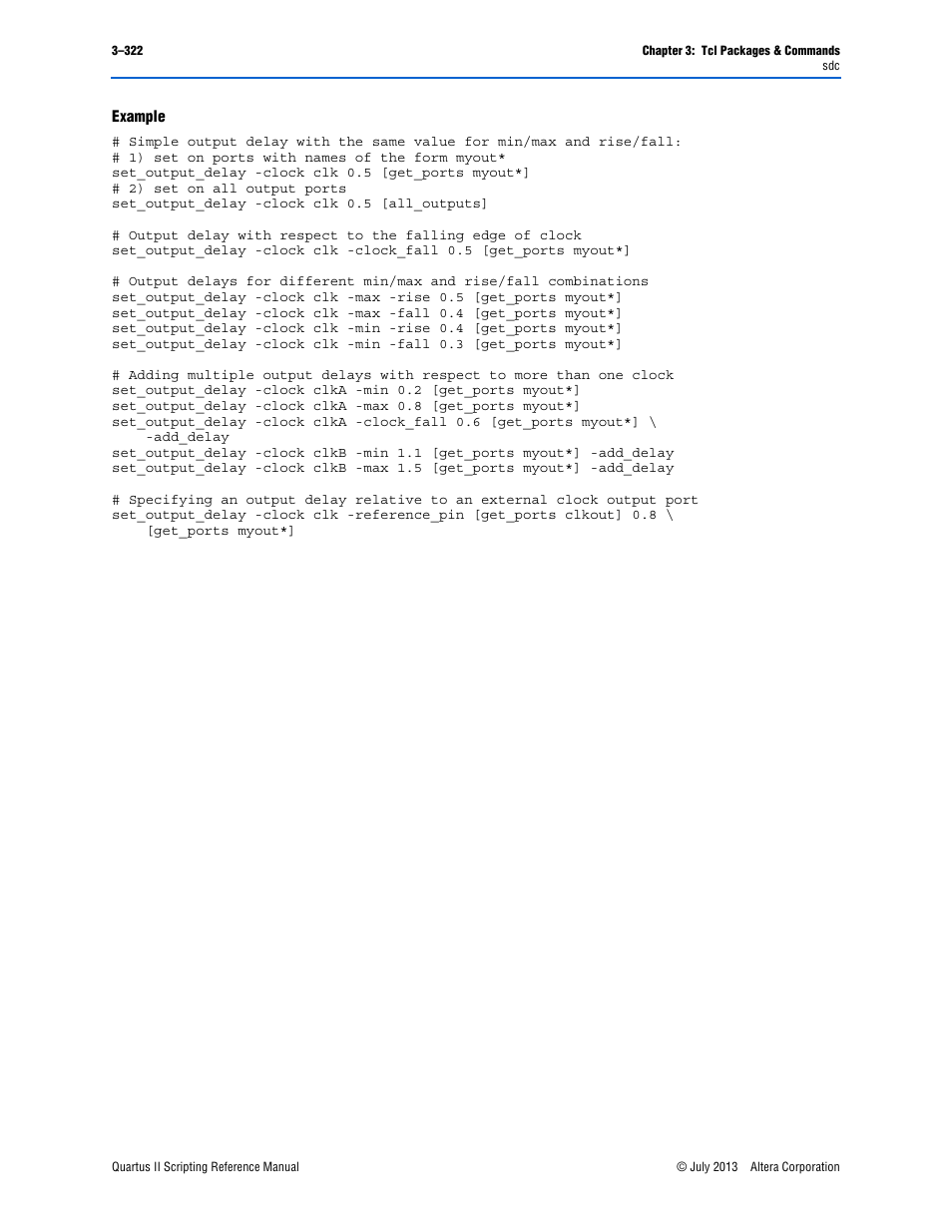 Example | Altera Quartus II Scripting User Manual | Page 452 / 634