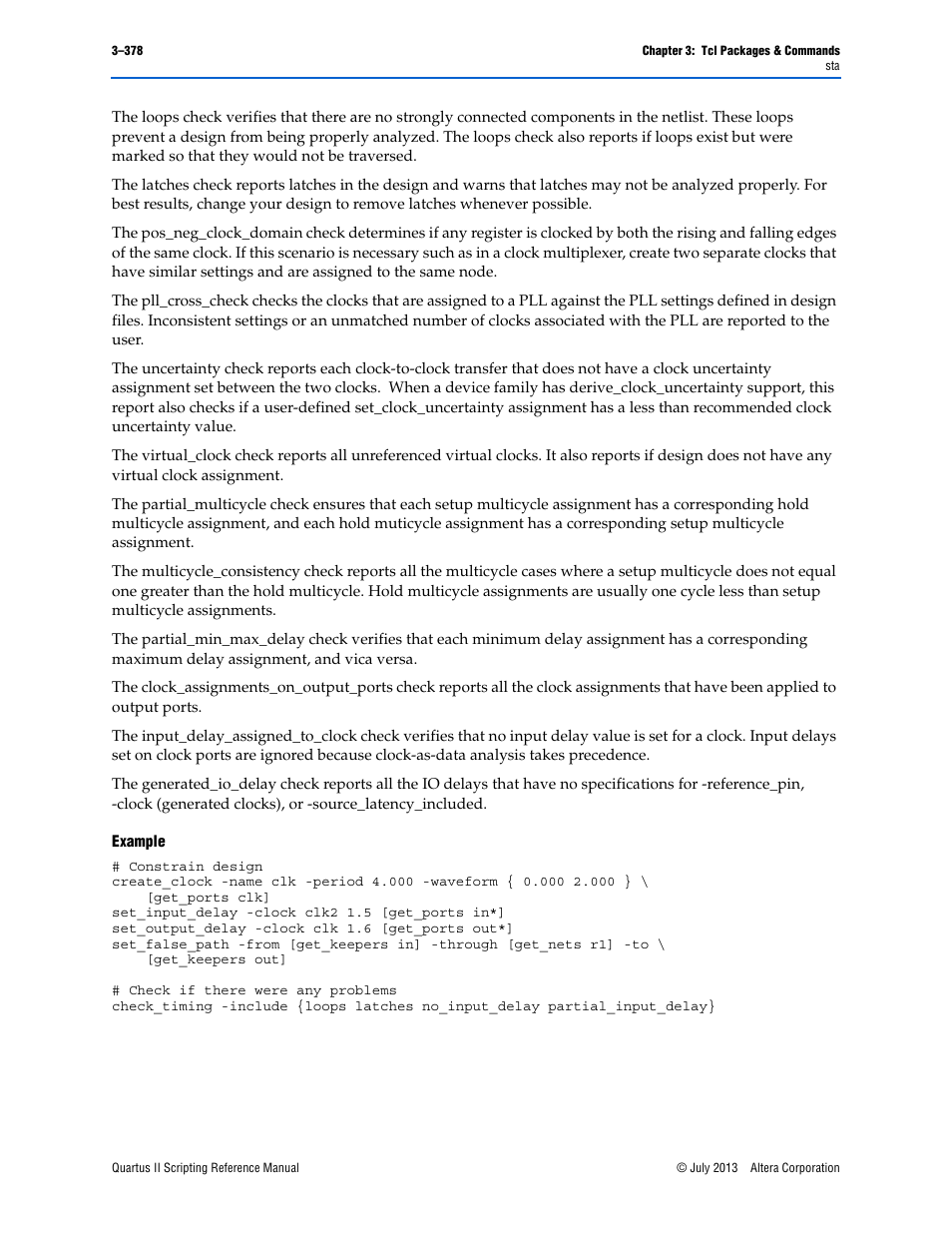 Example | Altera Quartus II Scripting User Manual | Page 508 / 634
