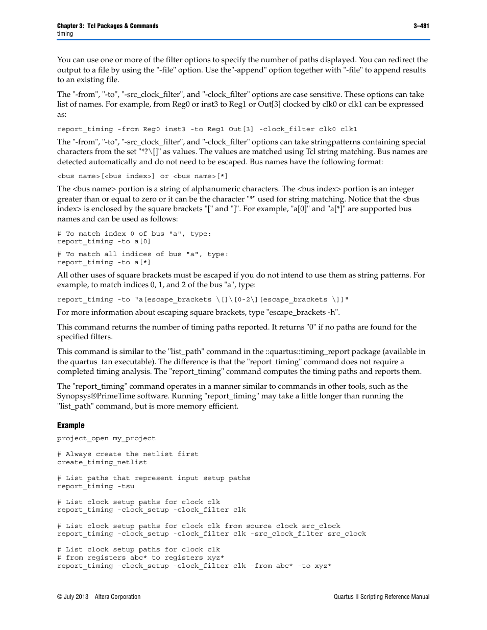 Example | Altera Quartus II Scripting User Manual | Page 611 / 634