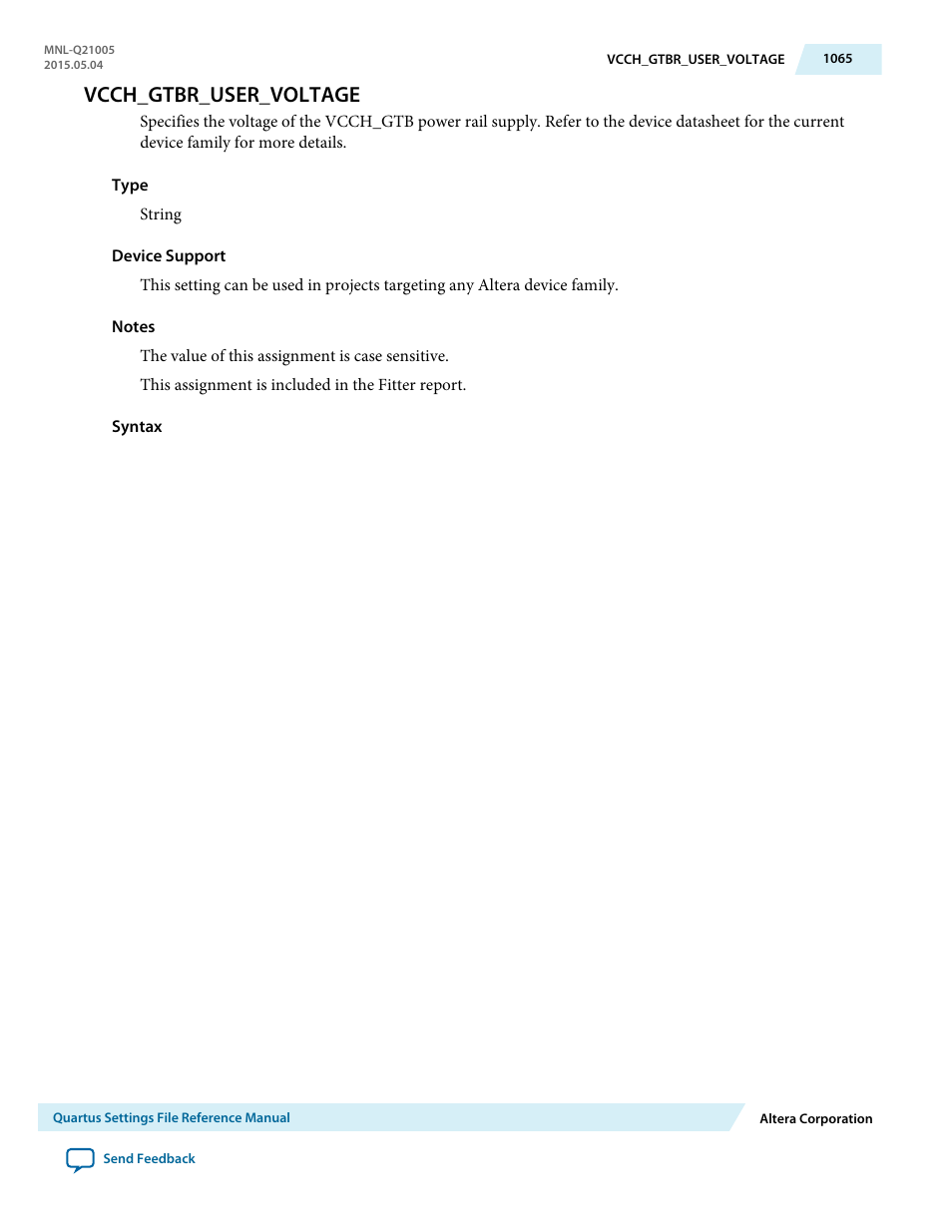 Vcch_gtbr_user_voltage | Altera Quartus II Settings File User Manual | Page 1065 / 1344