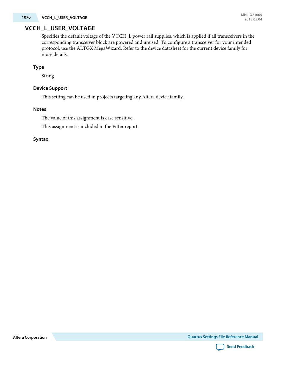 Vcch_l_user_voltage | Altera Quartus II Settings File User Manual | Page 1070 / 1344