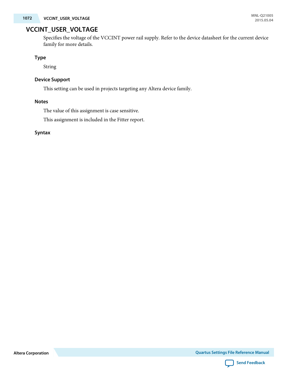 Vccint_user_voltage | Altera Quartus II Settings File User Manual | Page 1072 / 1344