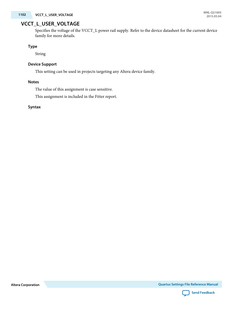 Vcct_l_user_voltage | Altera Quartus II Settings File User Manual | Page 1102 / 1344