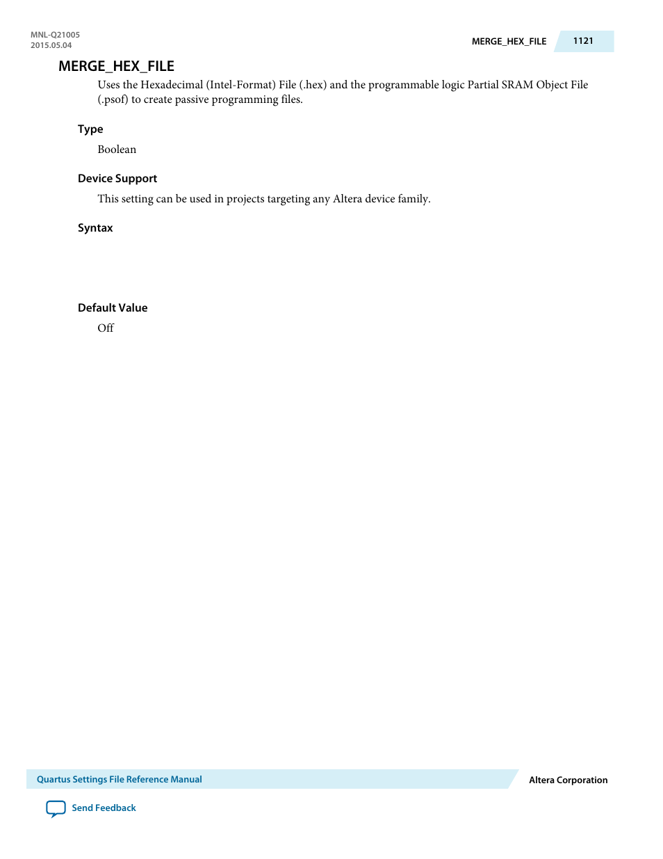 Merge_hex_file | Altera Quartus II Settings File User Manual | Page 1121 / 1344