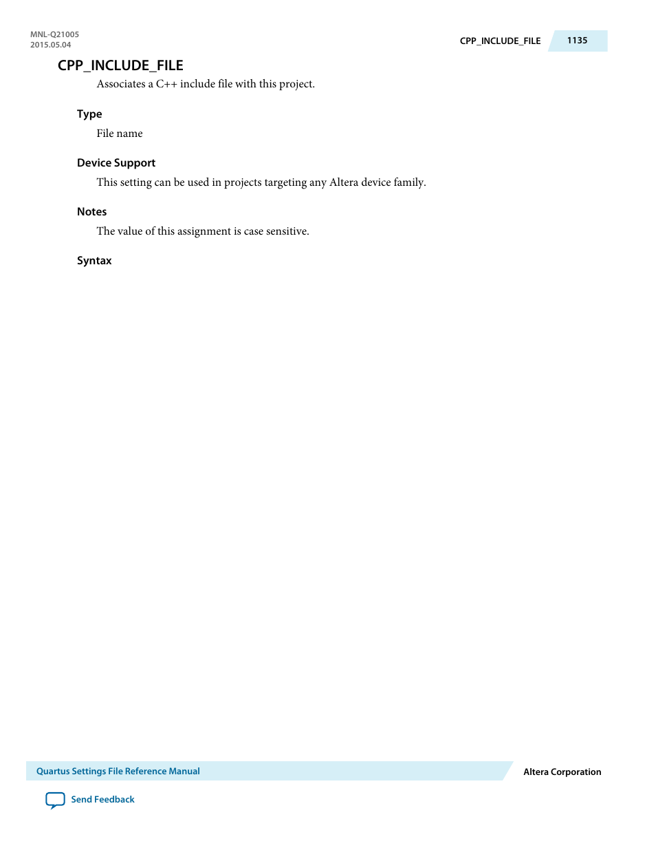 Cpp_include_file | Altera Quartus II Settings File User Manual | Page 1135 / 1344