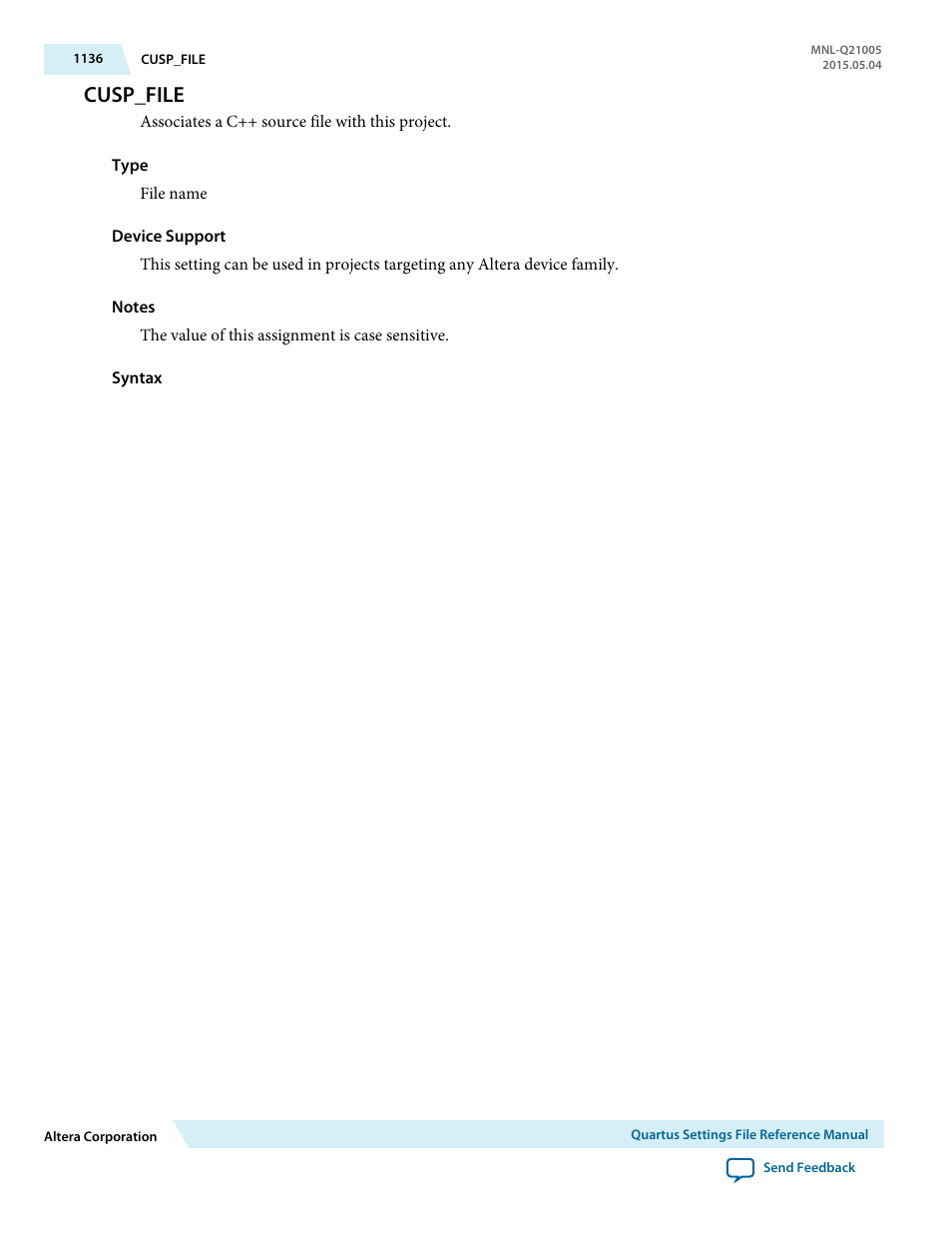 Cusp_file | Altera Quartus II Settings File User Manual | Page 1136 / 1344