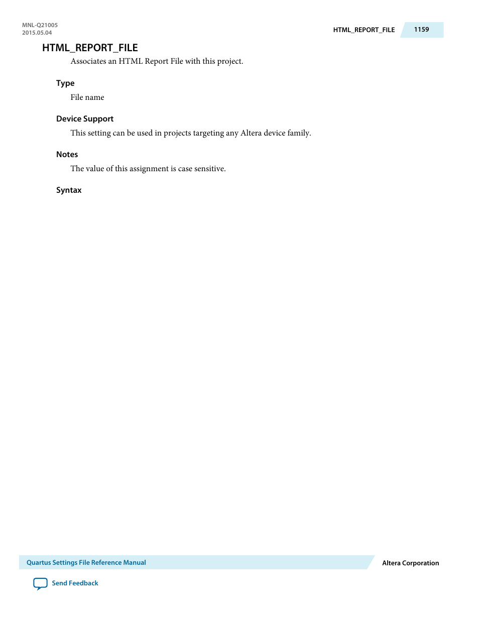 Html_report_file | Altera Quartus II Settings File User Manual | Page 1159 / 1344