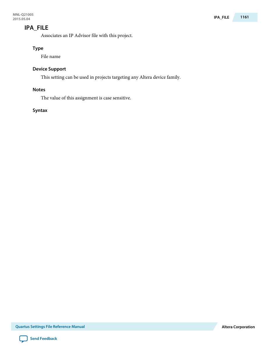 Ipa_file | Altera Quartus II Settings File User Manual | Page 1161 / 1344