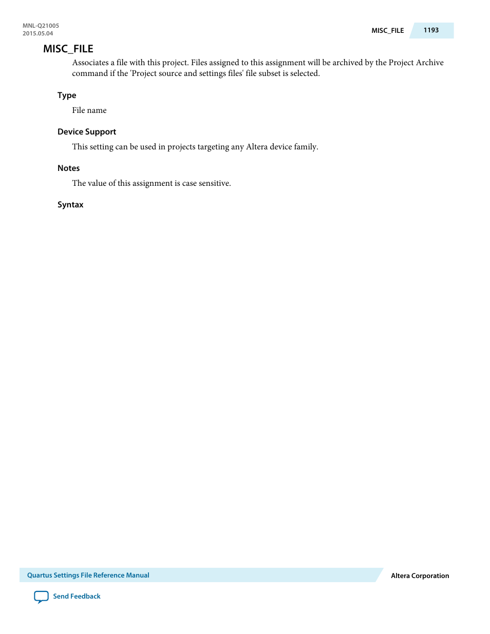 Misc_file | Altera Quartus II Settings File User Manual | Page 1193 / 1344