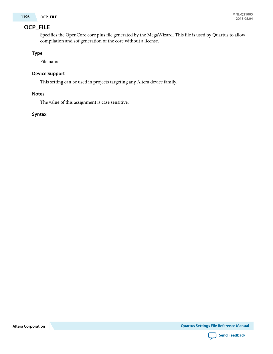 Ocp_file | Altera Quartus II Settings File User Manual | Page 1196 / 1344