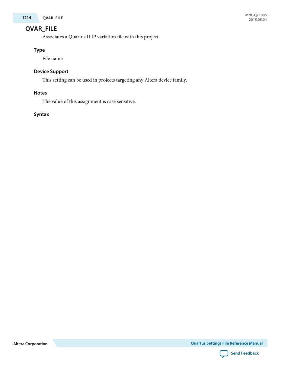 Qvar_file | Altera Quartus II Settings File User Manual | Page 1214 / 1344