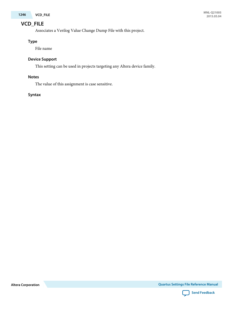Vcd_file | Altera Quartus II Settings File User Manual | Page 1246 / 1344