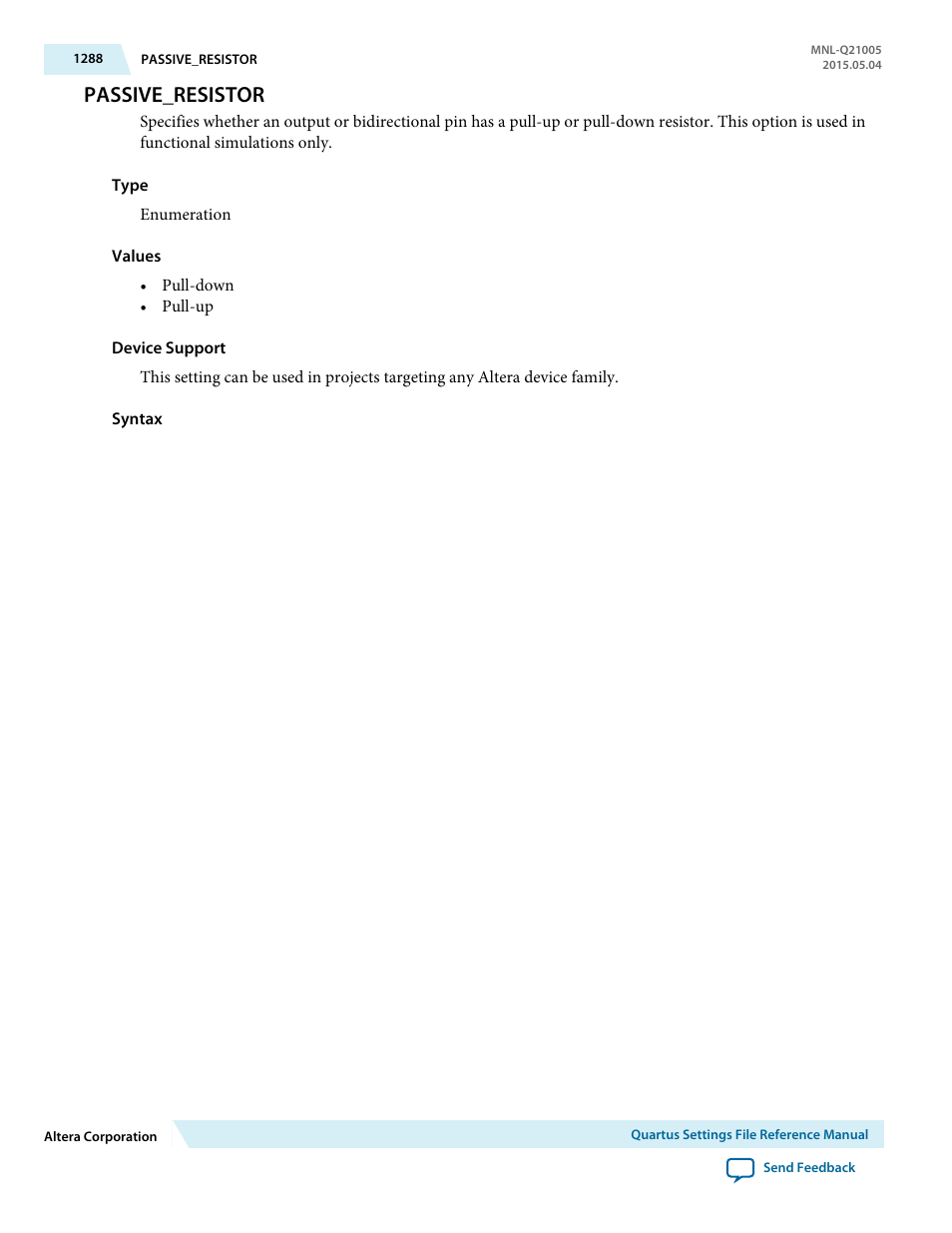 Passive_resistor | Altera Quartus II Settings File User Manual | Page 1288 / 1344