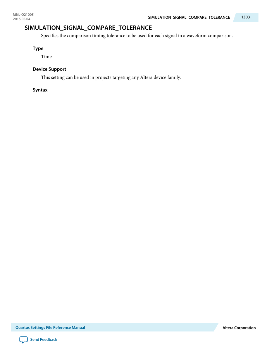 Simulation_signal_compare_tolerance | Altera Quartus II Settings File User Manual | Page 1303 / 1344