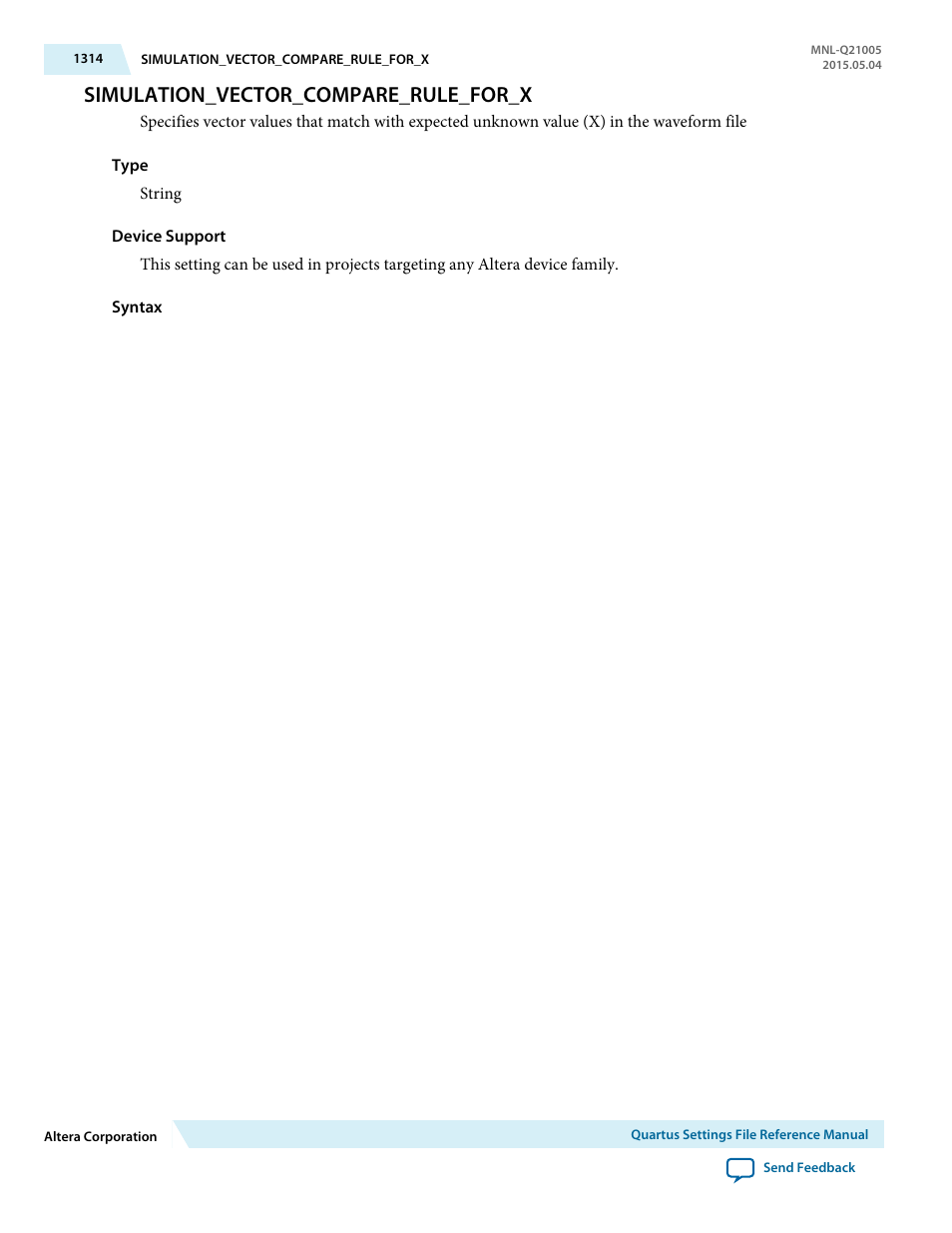 Simulation_vector_compare_rule_for_x | Altera Quartus II Settings File User Manual | Page 1314 / 1344