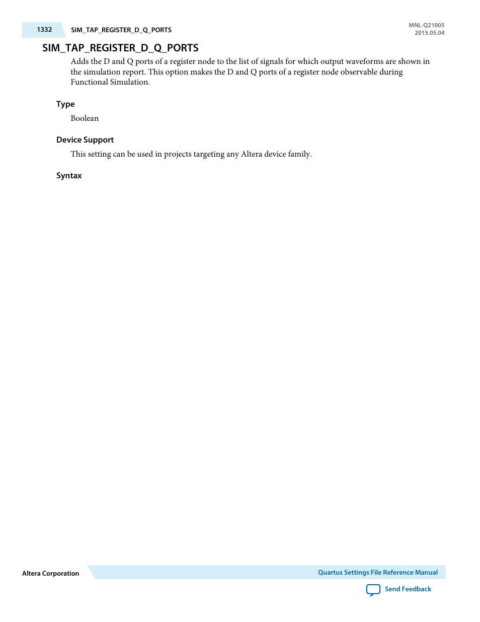 Sim_tap_register_d_q_ports | Altera Quartus II Settings File User Manual | Page 1332 / 1344