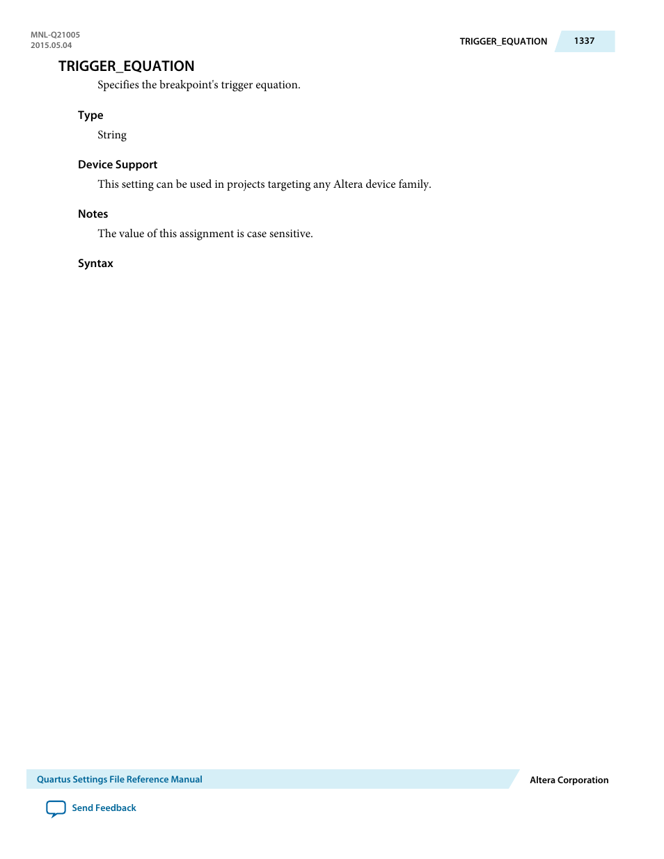 Trigger_equation | Altera Quartus II Settings File User Manual | Page 1337 / 1344