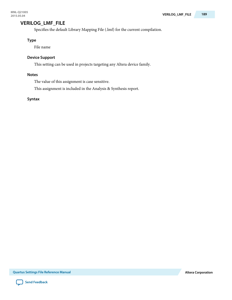 Verilog_lmf_file | Altera Quartus II Settings File User Manual | Page 189 / 1344