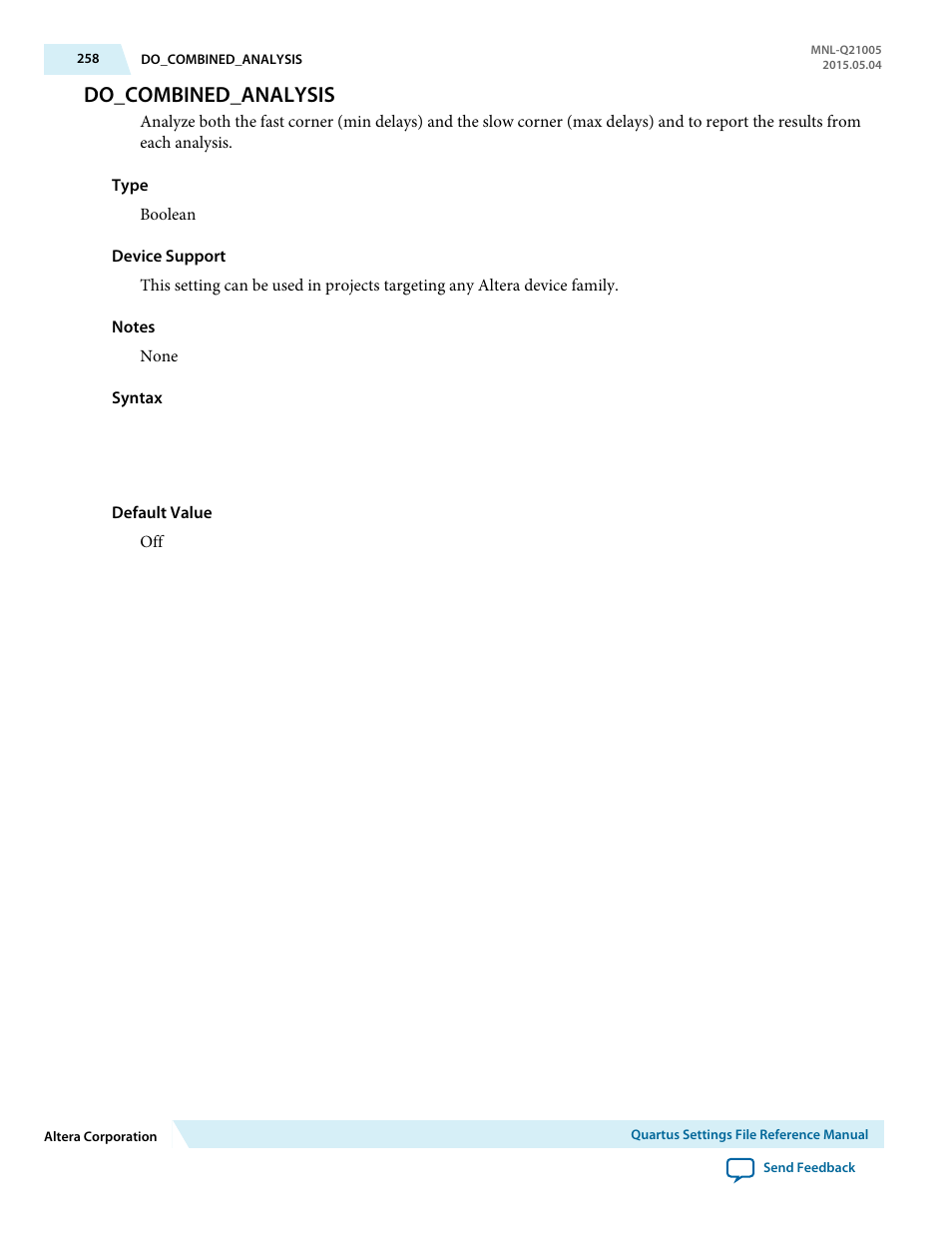 Do_combined_analysis | Altera Quartus II Settings File User Manual | Page 258 / 1344