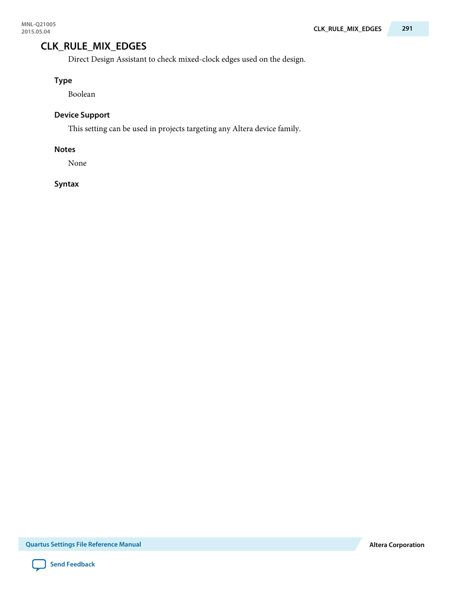 Clk_rule_mix_edges | Altera Quartus II Settings File User Manual | Page 291 / 1344