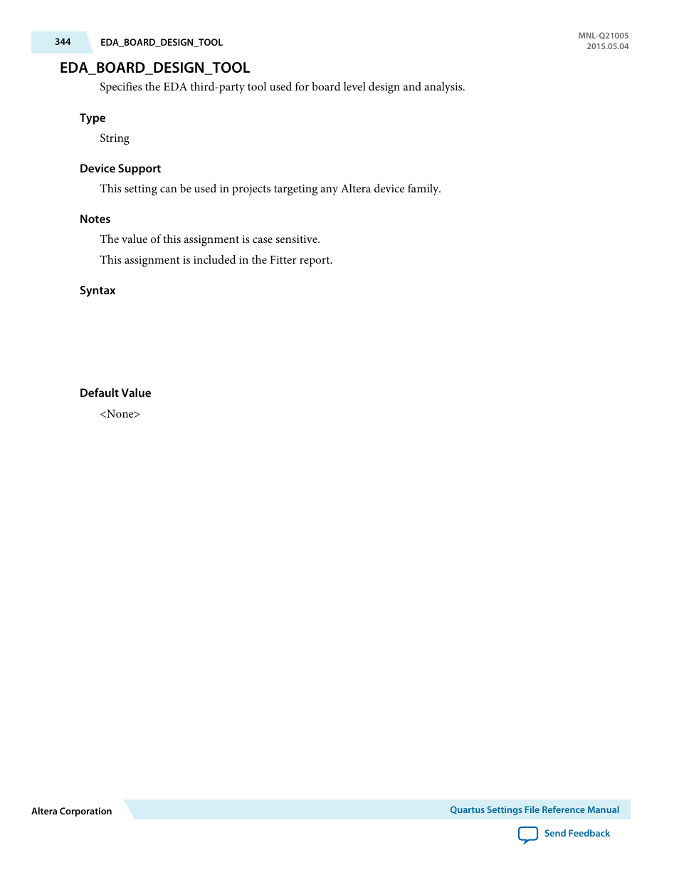 Eda_board_design_tool | Altera Quartus II Settings File User Manual | Page 344 / 1344