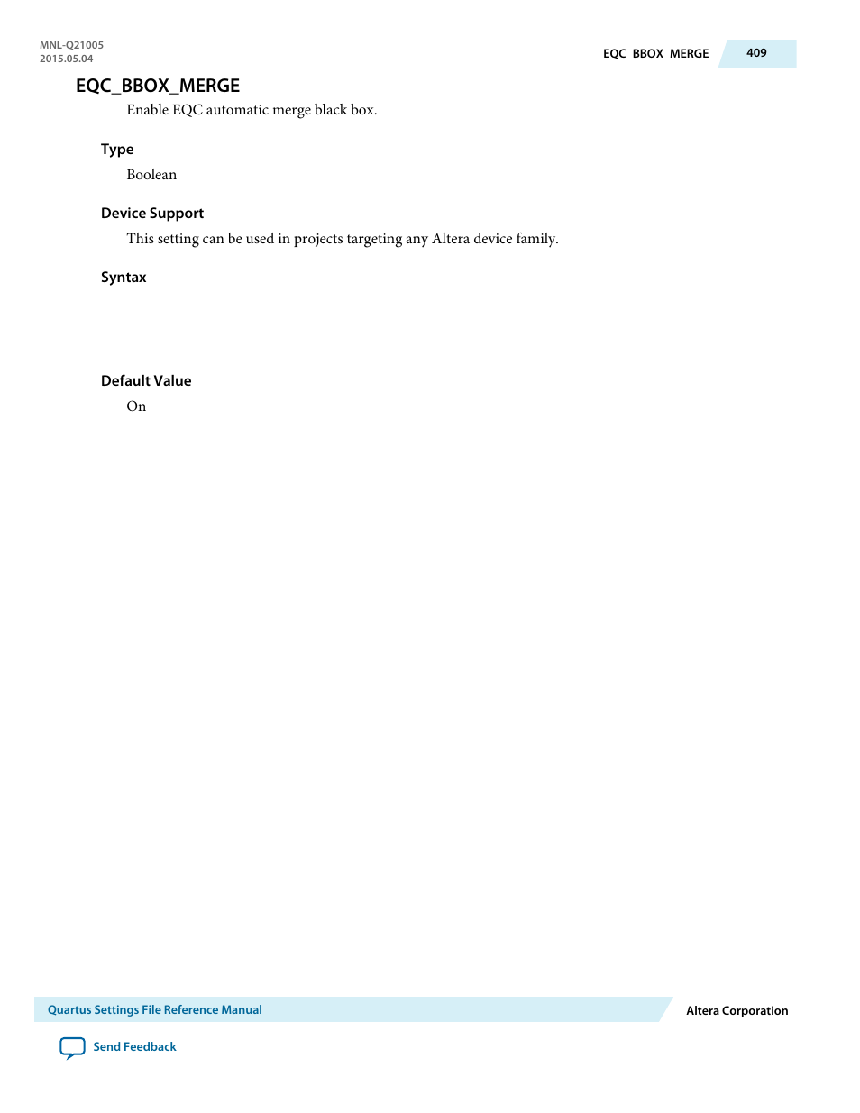 Eqc_bbox_merge | Altera Quartus II Settings File User Manual | Page 409 / 1344